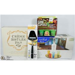 NEW CRÈME BRULEE PAN W/CORDIAL