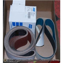 FLAT WITH NORTON 5" SELF STICK SANDING DISC ROLLS,