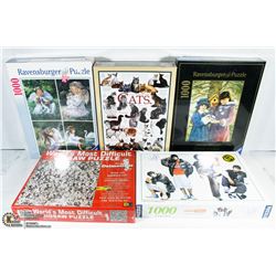 SET OF 5 SEALED PUZZLES 2 RAVENSBURGER