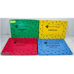 VINTAGE 1983 SET OF 4 "SURE FIT