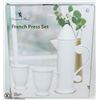 Image 1 : NEW FRENCH PRESS SET - WHITE