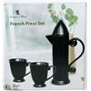 Image 1 : NEW FRENCH PRESS SET - BLACK
