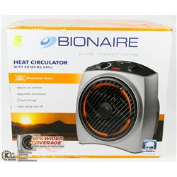BIONAIRE HEAT CIRCULATOR WHOLE ROOM HEATER