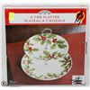Image 1 : HOLIDAY TIME 2 TIER PLATTER