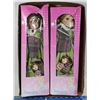 Image 1 : BOX W/2 COLLECTIBLE PORCELAIN DOLLS