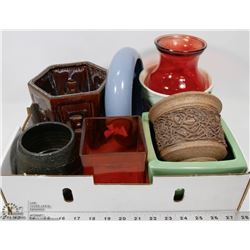 FLAT OF ASSORTED GARDEN PLANTERS