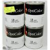 Image 1 : LOT OF 4 OPTICOLOR LB LAMP BLACK INDUSTRIAL PAINTS