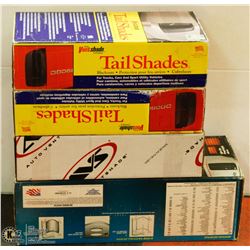 LOT OF 4 AVS & GTO BRAND TAIL LIGHT SHADES &