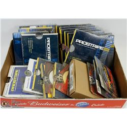 LARGE FLAT OF AUTOMOBILE COLOR PINSTRIPING