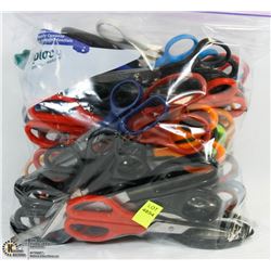 BAG OF ASSORTED SCISSORS