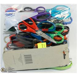 BAG OF ASSORTED SCISSORS