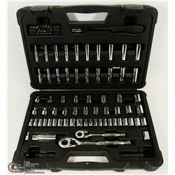 STANLEY METRIC/SAE SOCKET SET - MISSING 2 PIECES