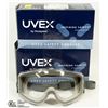 Image 1 : LOT OF 2 UVEX HONEYWELL STEALTH SAFETY GOGGLES W/