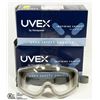 Image 1 : LOT OF 2 UVEX HONEYWELL STEALTH SAFETY GOGGLES W/