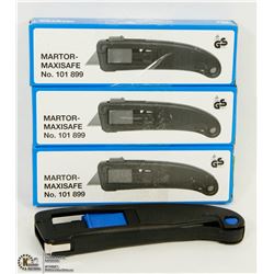 LOT OF 3 MARTOR MAXISAFE UTILITY KNIVES