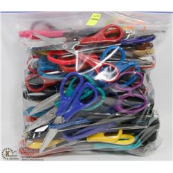 BAG OF ASSORTED SCISSORS