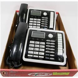 PAIR OF RCA 25260 TWO LINE SPEAKER PHONES