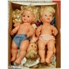 Image 1 : BOX OF VINTAGE DOLLS - SOME BROKEN