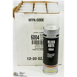 CASE OF 12 AERVOE INDUSTRIES KLEER KOTE 6004