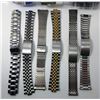 Image 2 : #19 - LOT OF 6 NEW METAL MEN'S WATCH BANDS