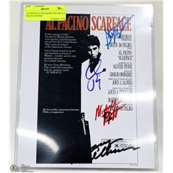 SIGNED SCARFACE MOVIE POSTER