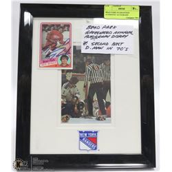 BRAD PARK GUARANTEED AUTHENTIC AUTOGRAPH