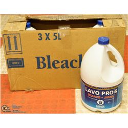 CASE OF 3 JAVEL BLEACH 5L EACH