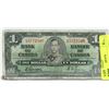 Image 1 : 1937 CANADIAN  $1 DOLLAR BILL