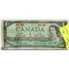 Image 1 : CANADIAN CENTENNIAL $1 DOLLAR BILL