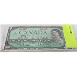 1 DOLLAR CANADIAN CENTENNIAL BANK NOTE