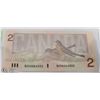 Image 1 : CANADIAN TWO DOLLAR BILL 1986