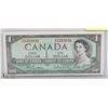 Image 1 : 1954 CANADIAN $1.00 BANKNOTE UNC.