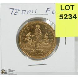 2005 CANADIAN TERRY FOX LOONIE