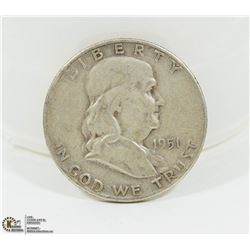 US 1951 HALF DOLLAR COIN