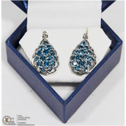 STERLING SILVER DANGLE EARRINGS.