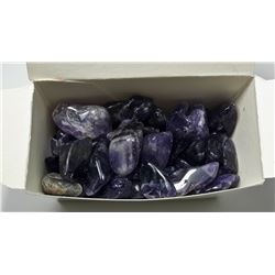 #11 - LOT OF 87.6 G  POLISHED AMETHYST GEMSTONES