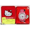 Image 1 : HELLO KITTY WATCH IN METAL CASE.
