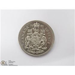 1970 CANADIAN 50 CENT PIECE