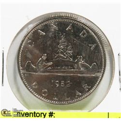 1982 CANADIAN DOLLAR COIN.