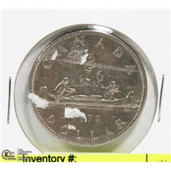 1972 CANADIAN DOLLAR COIN.