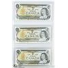 Image 1 : CANADIAN 1973 DOLLAR BILL SET.