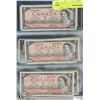 Image 1 : 12 PAGE COLLECTION OF CANADIAN TWO DOLLAR BILLS