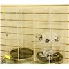 Image 1 : TWO JEWELRY DISPLAY CASES WITH CONTENTS