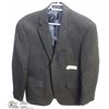 Image 1 : GRAFTON SIZE 40R BLACK FELT LIKE SUIT JACKET