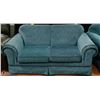 Image 2 : BLUE FABRIC LOVE SEAT & COUCH SET