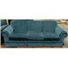Image 3 : BLUE FABRIC LOVE SEAT & COUCH SET