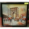 Image 1 : 24" X 24" FRENCH OIL PAINTING