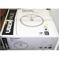 NEW UBERHAUS DROP IN SINK.21.25"X18.25"