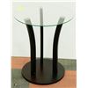 Image 1 : GLASS TOP END TABLE