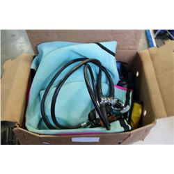 BOX OF DIVING EQUIPMENT